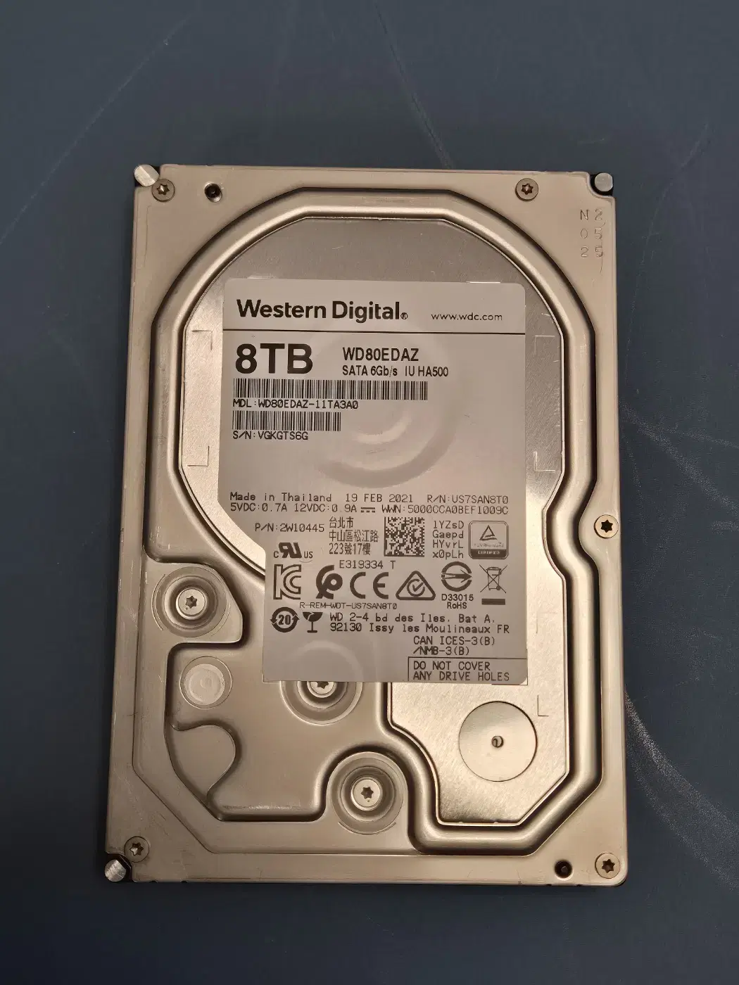 WD 8TB 8테라 HDD SATA WD80EDAZ